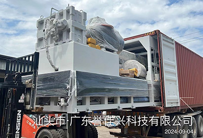 Shipment of PP Single Screw Sheet Extrduer